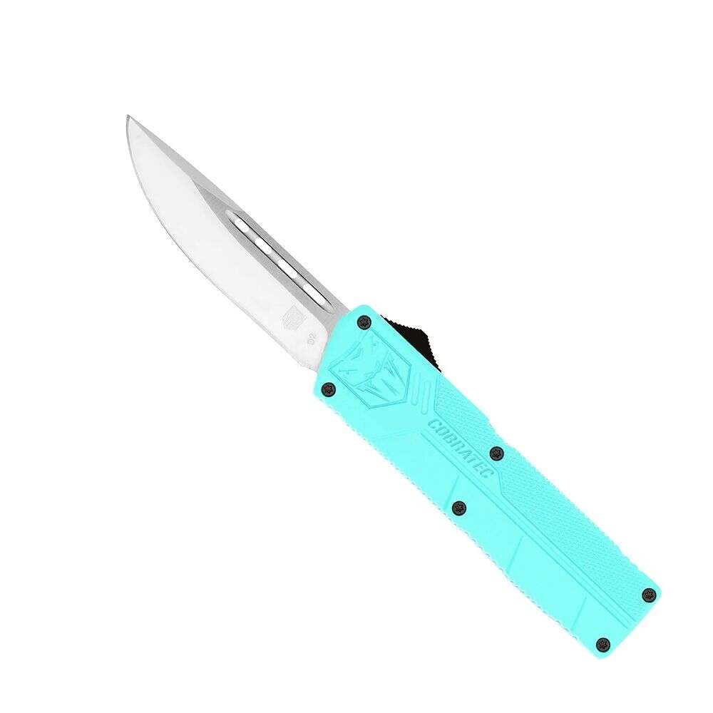 Knives Cobratec Knives 4.50" TIFFANY BLUE LTWT DROP NOT SERR